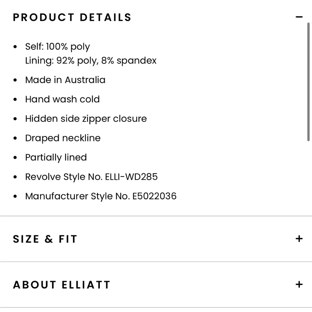 ELLIATT Pallas Dress in Red Size Small - Picture 5 of 6